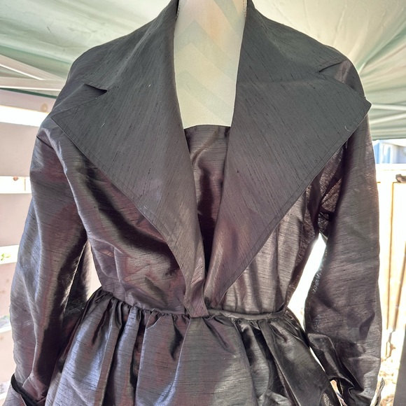 Fabulous Retro Faux Silk Shantung Dress - Picture 3 of 14